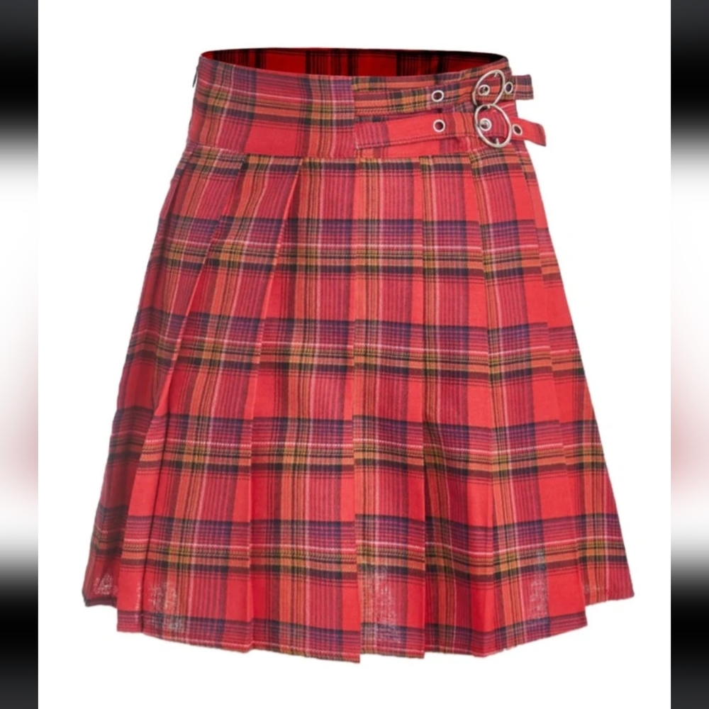 ✨BOGO ALL $5 ITEMS✨ tartan pleated mini skirt